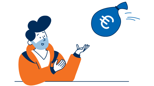 ein Sack voll Geld Illustration